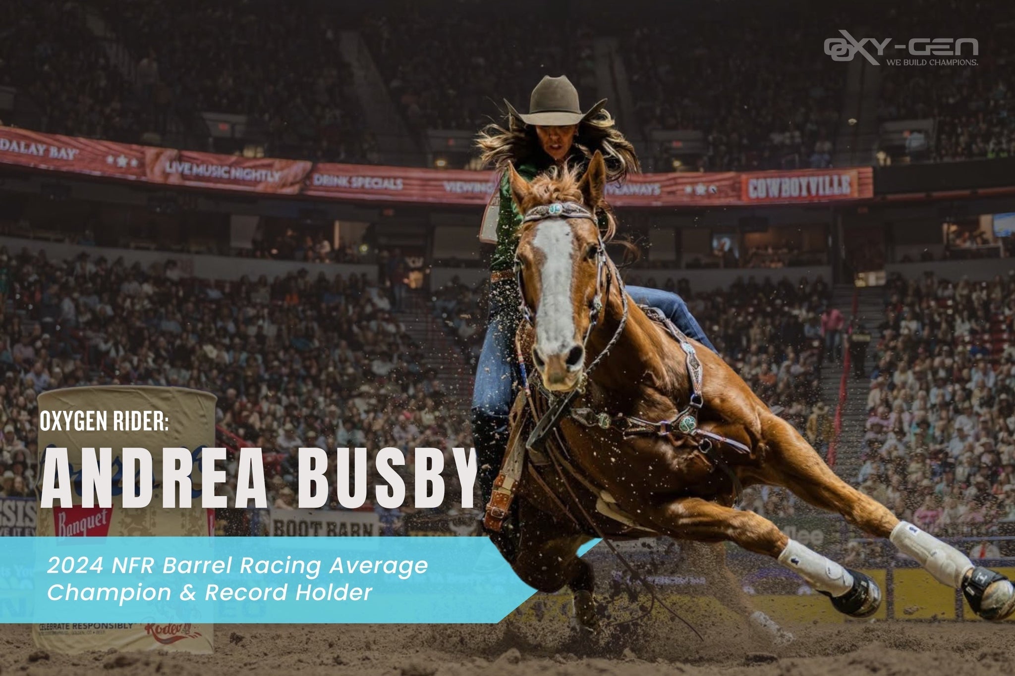 Andrea Busby & Jets Top Gun - Clinch 2024 NFR Average Title & Record